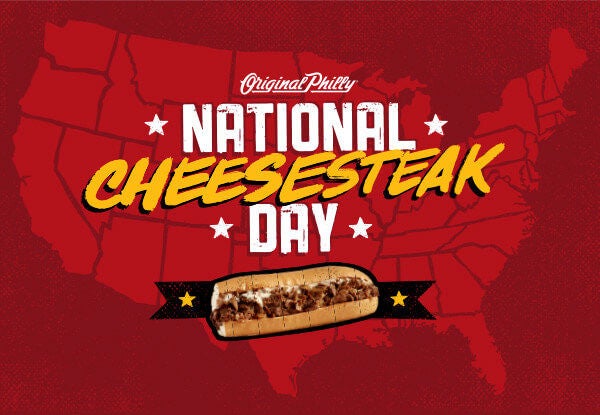 Cheesesteak Day: Sunday, 3/24!