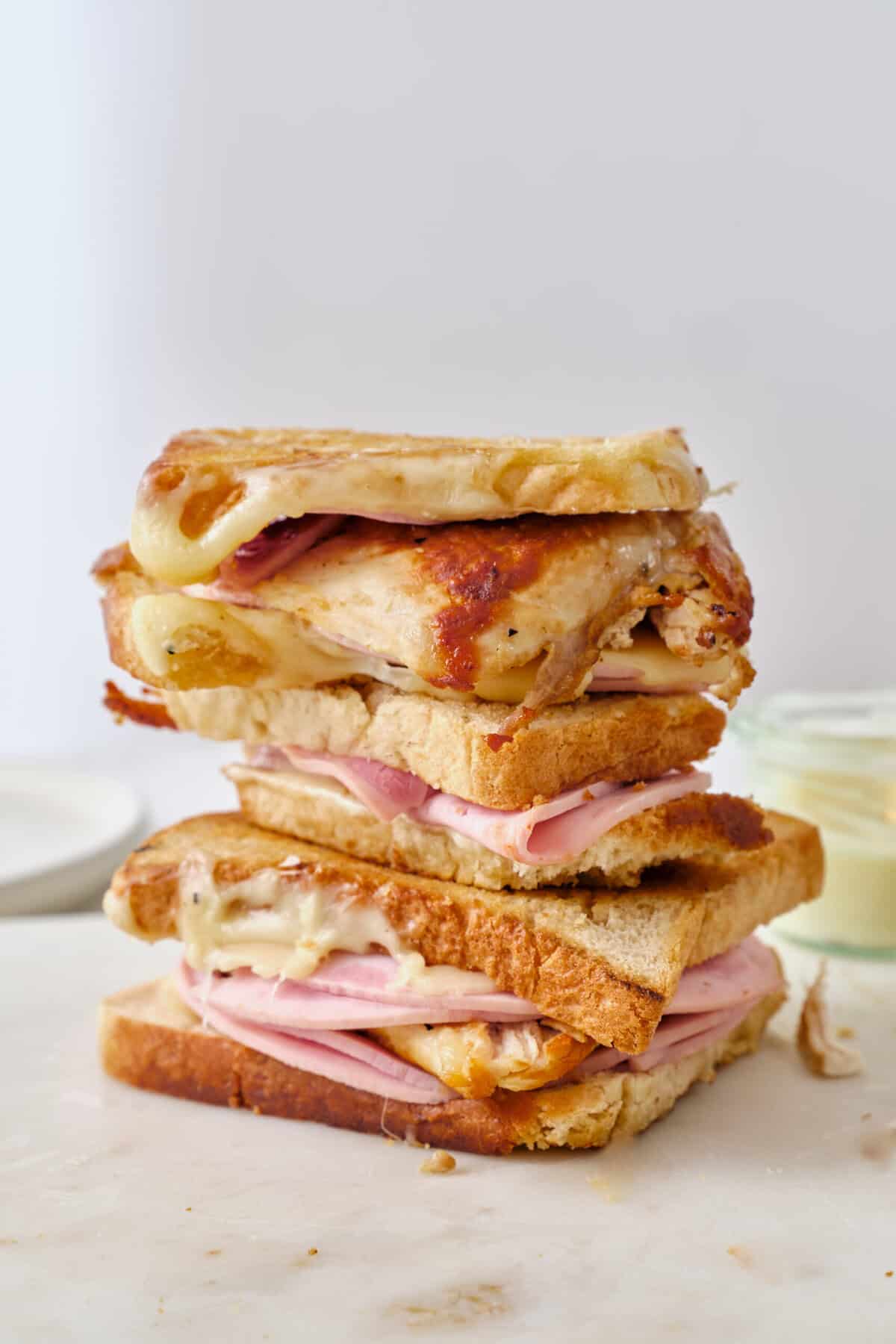 Chicken Cordon Bleu Sandwich - foodfaithfitness