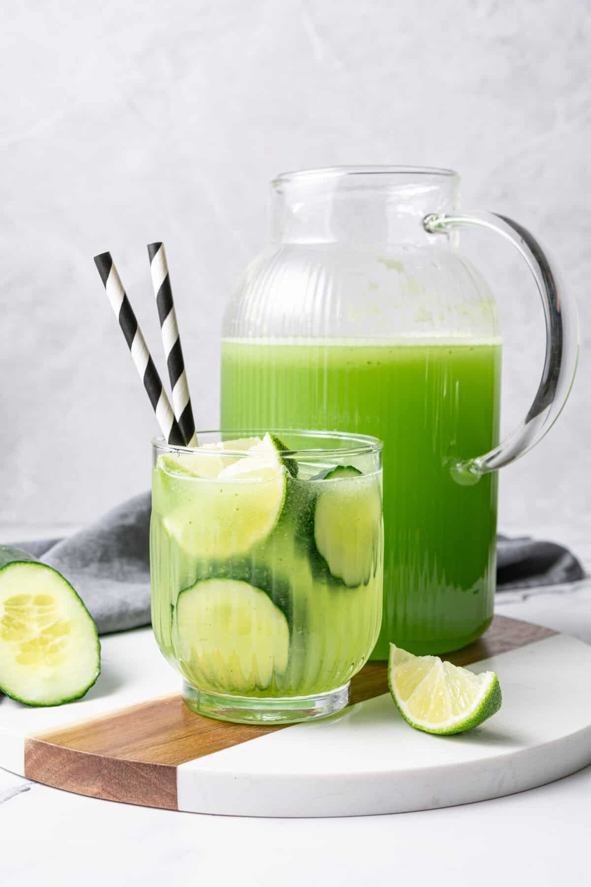 Cucumber Agua Fresca - foodfaithfitness