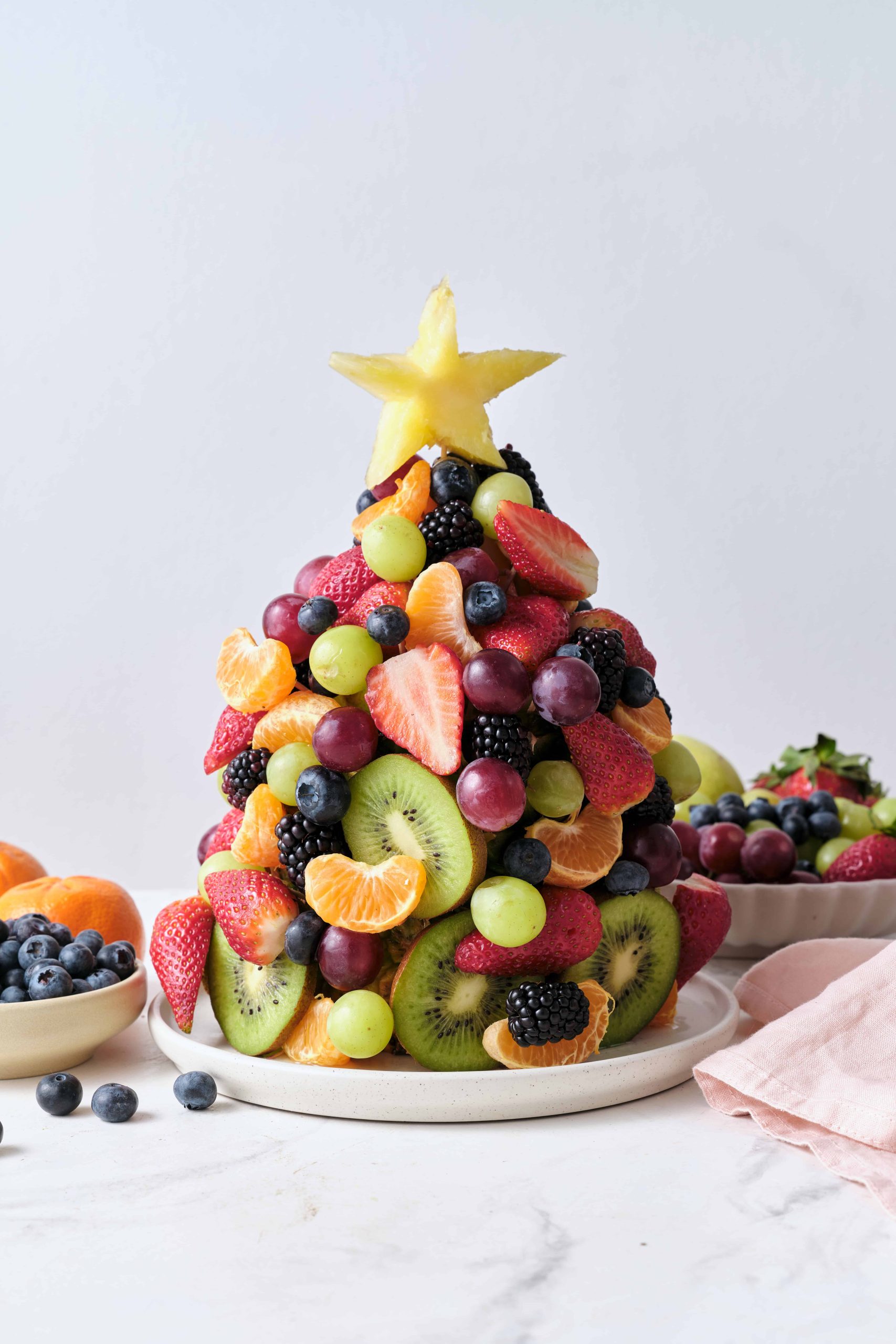 Fruit Christmas Tree - foodfaithfitness