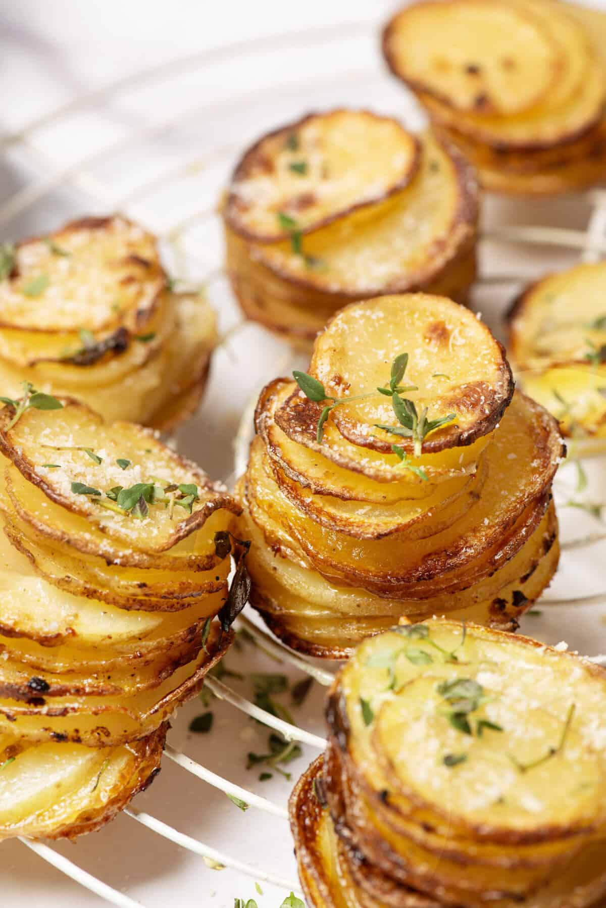Potato Stacks in Muffin Tins - foodfaithfitness