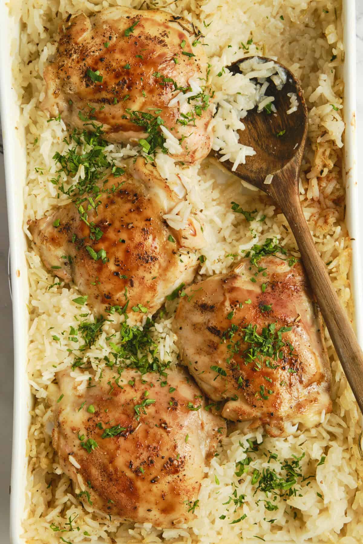 Baked Chicken and Rice - foodfaithfitness