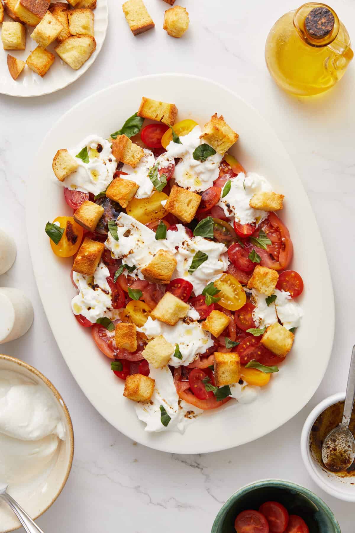 Burrata Tomato Salad - foodfaithfitness