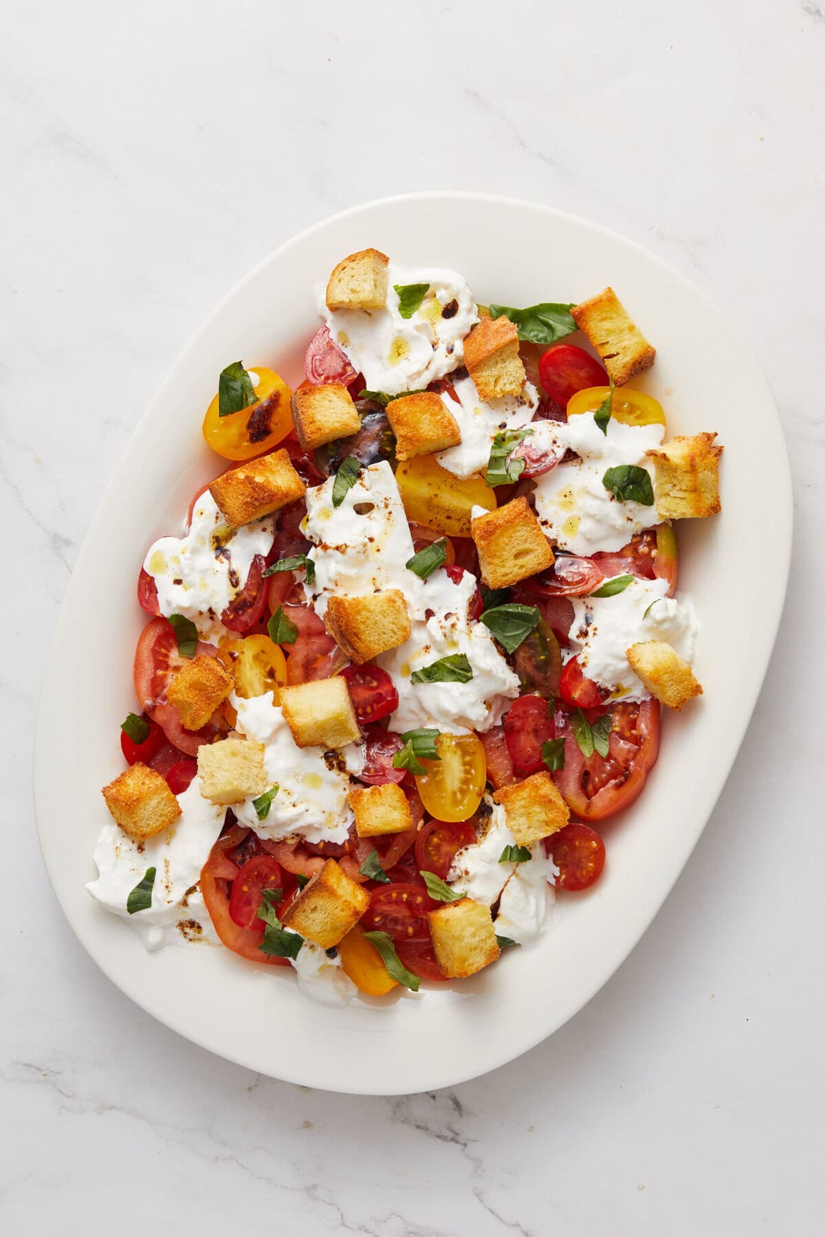 Burrata Tomato Salad - foodfaithfitness