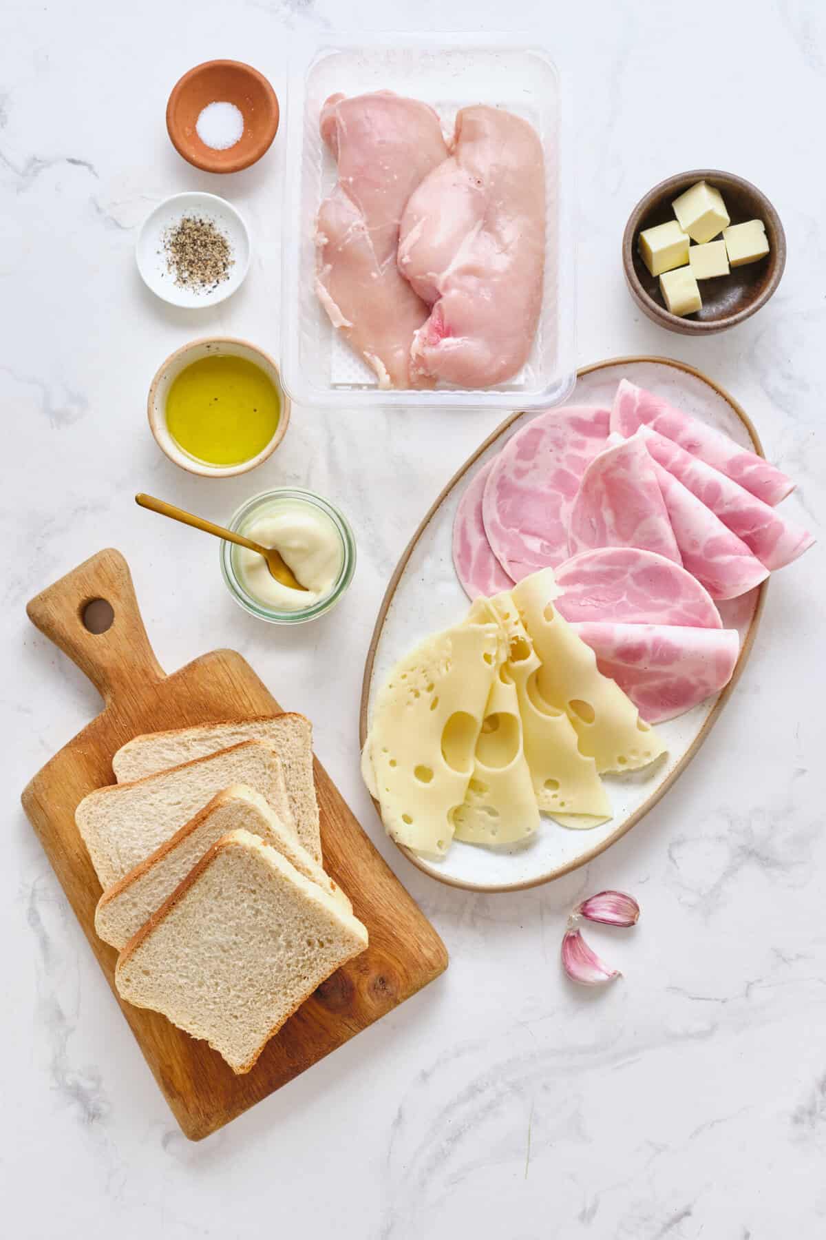 Chicken Cordon Bleu Sandwich - foodfaithfitness