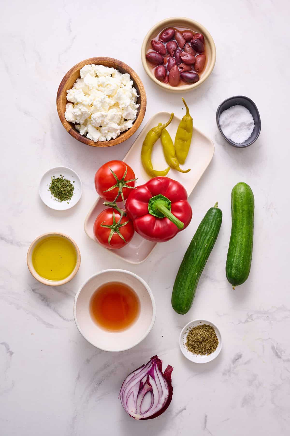 Chopped Greek Salad - foodfaithfitness