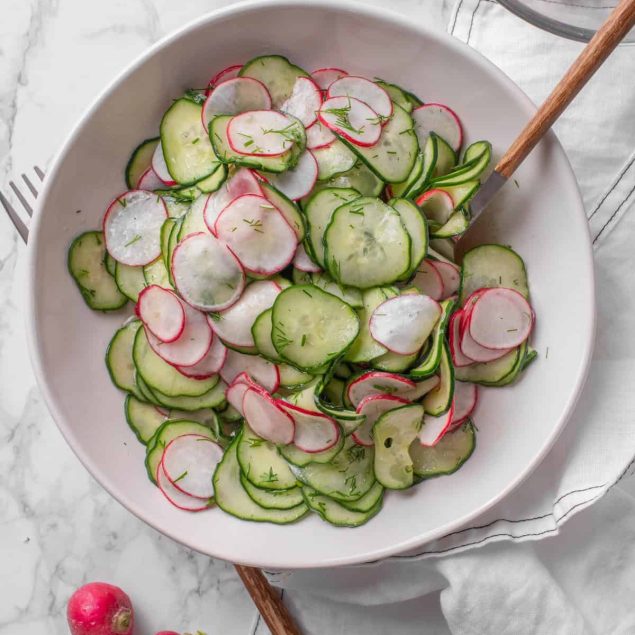 Cucumber Radish Salad