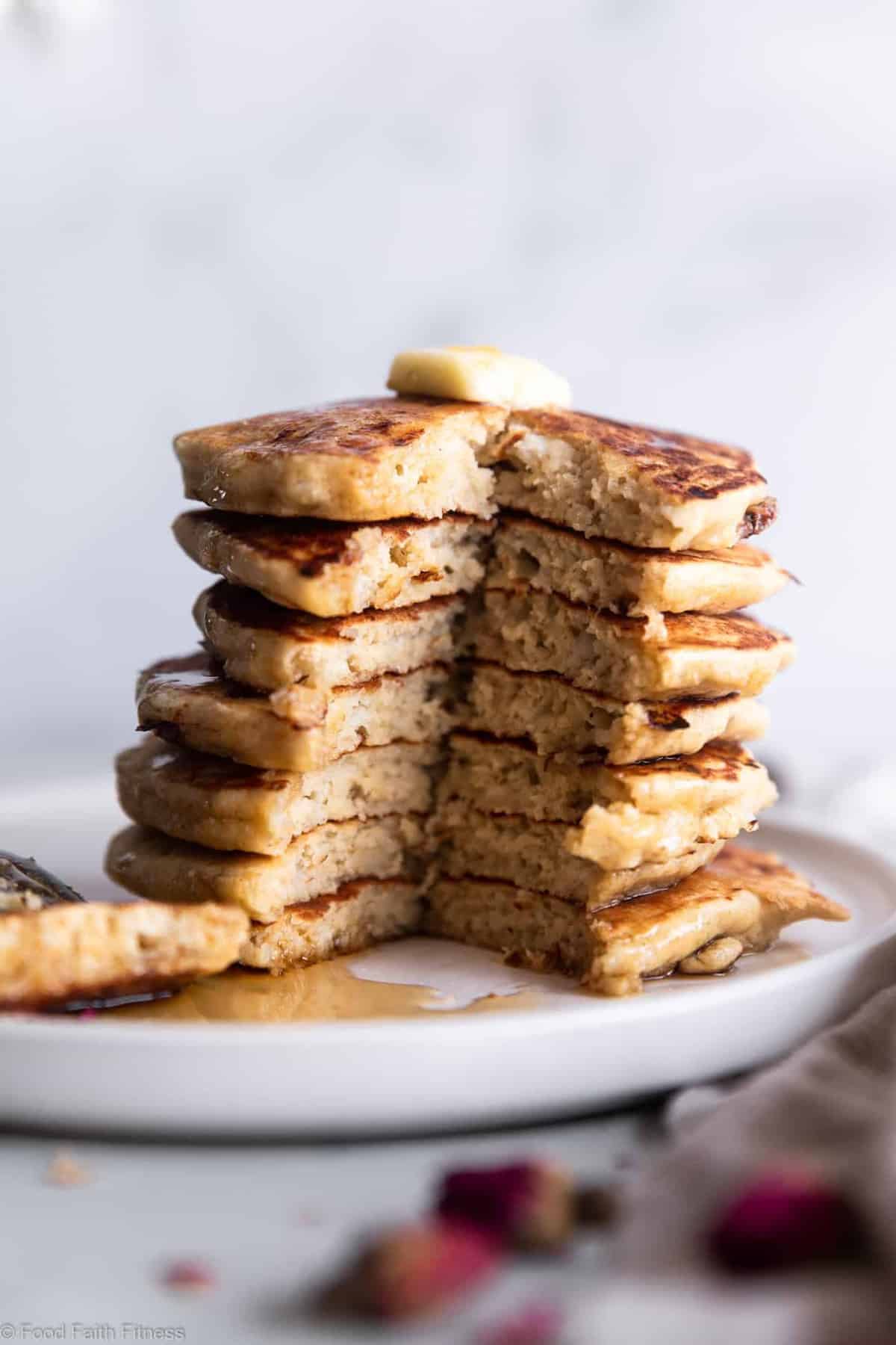 Fluffy Cottage Cheese Pancakes - These easy pancakes naturally gluten free and protein packed! Make them ahead for healthy breakfasts or make them on weekends! Great for kids and adults. | #Foodfaithfitness | #Glutenfree #healthy #breakfast #pancakes Fluffy Cottage Cheese Pancakes - These easy pancakes naturally gluten free and protein packed! Make them ahead for healthy breakfasts or make them on weekends! Great for kids and adults. | #Foodfaithfitness |