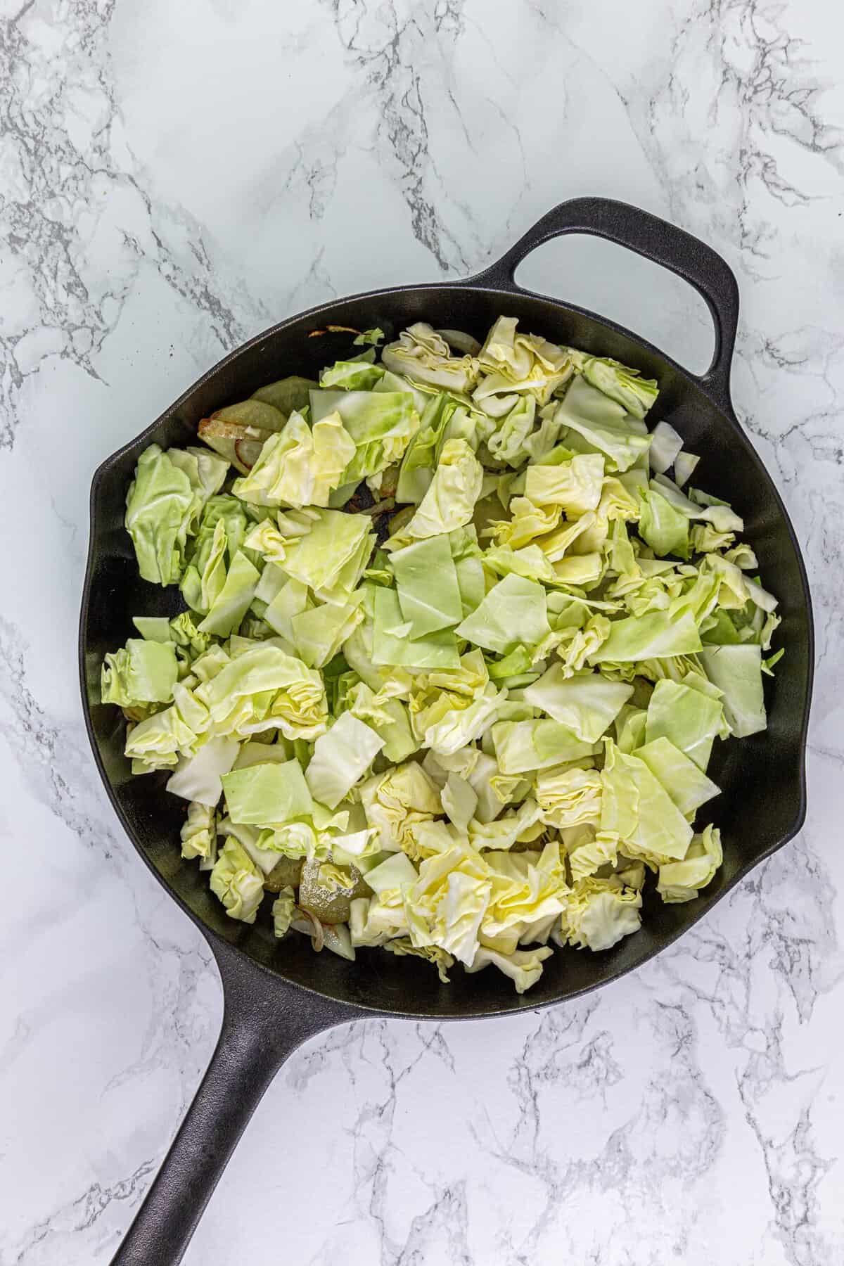 Fried Cabbage and Potatoes