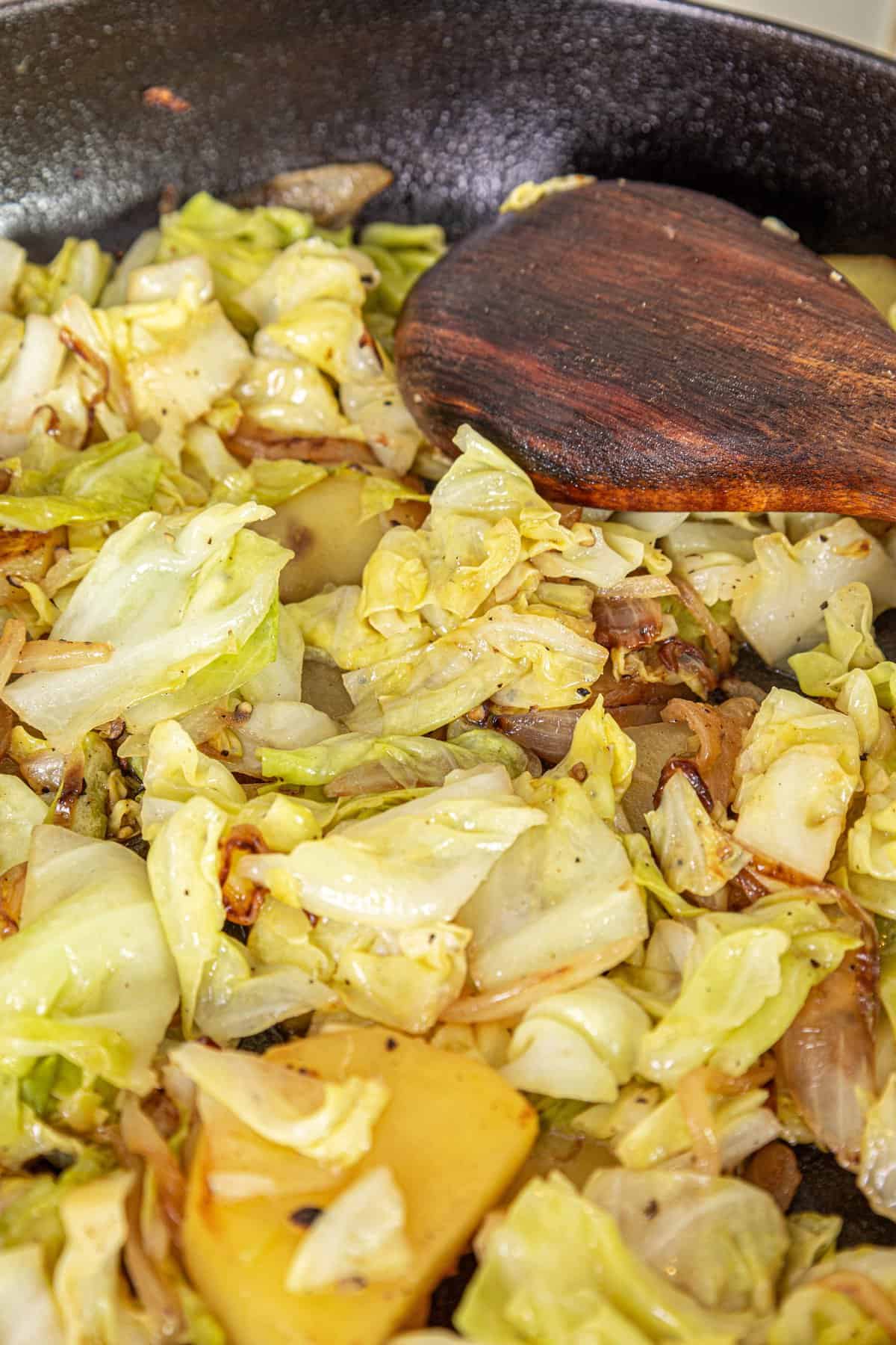 Fried Cabbage and Potatoes