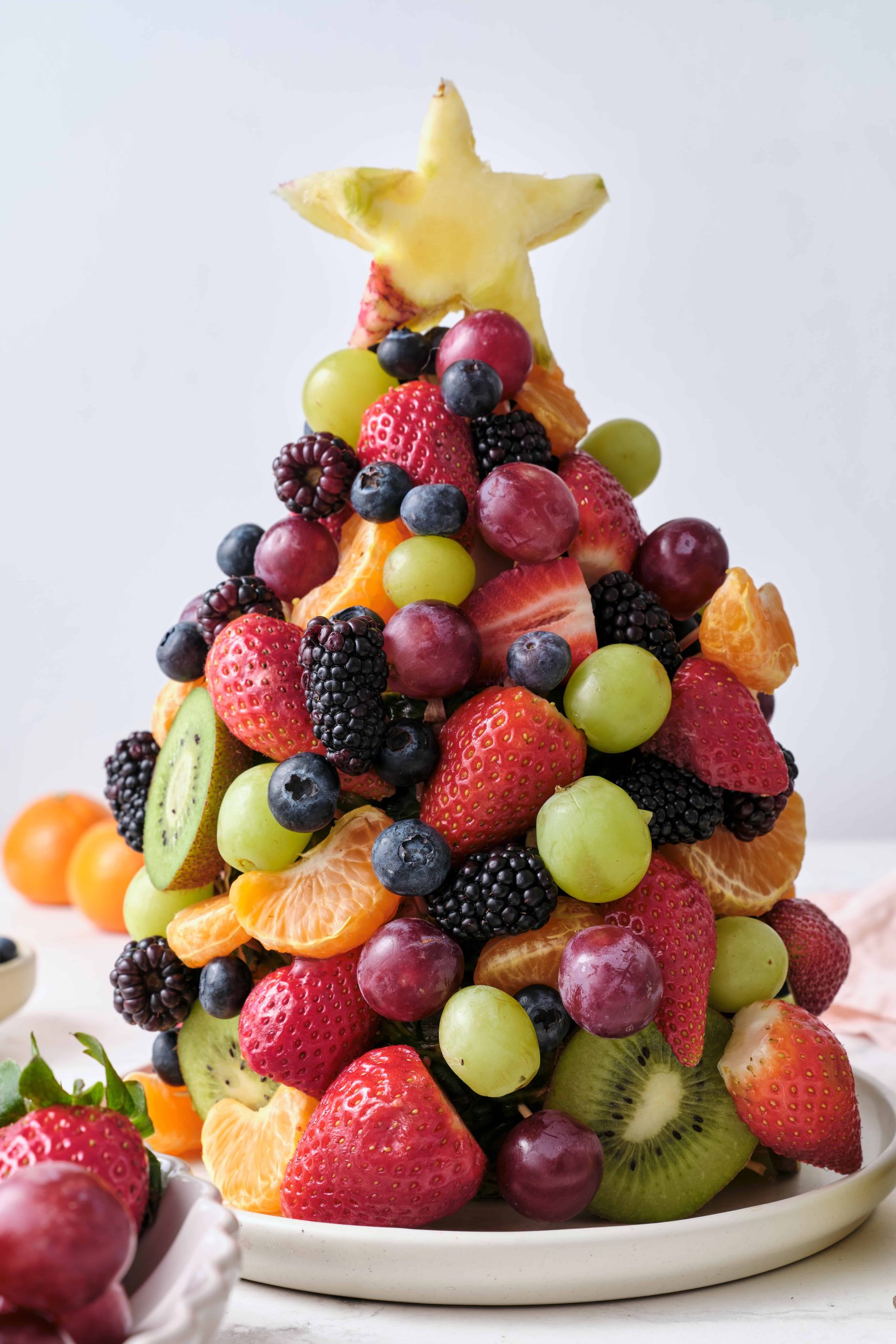 Fruit Christmas Tree - foodfaithfitness