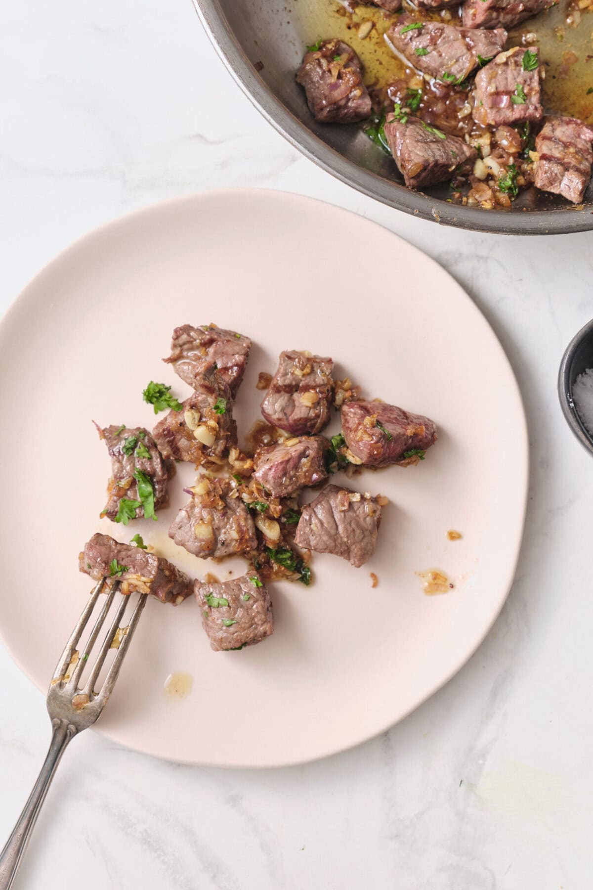 Garlic Butter Steak Bites
