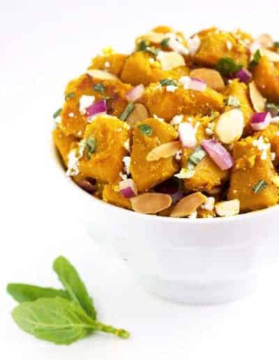 Honey Ginger Glazed Squash Salad {GF & Low Fat} - Food Faith Fitness