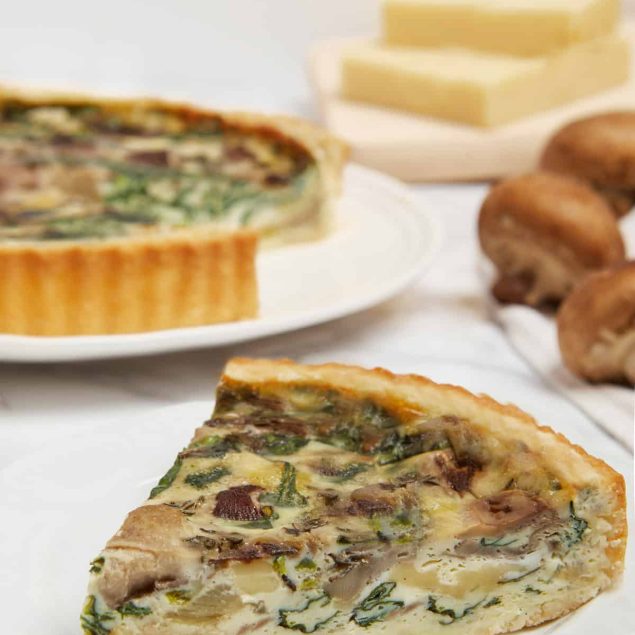 Mushroom Quiche Recipe