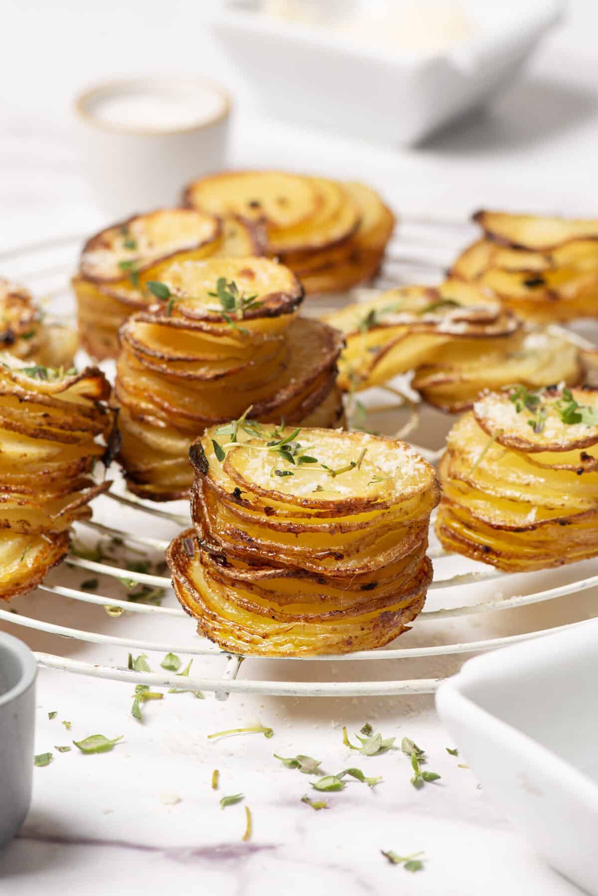 Potato Stacks in Muffin Tins - foodfaithfitness