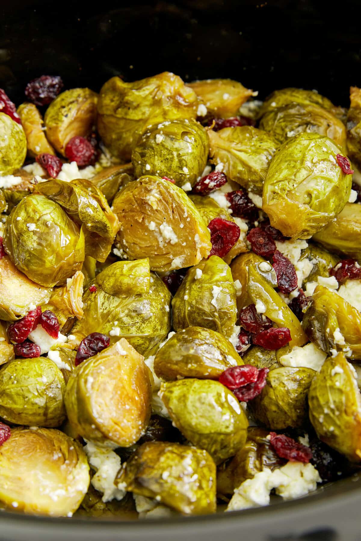 Slow Cooker Brussels Sprouts - foodfaithfitness