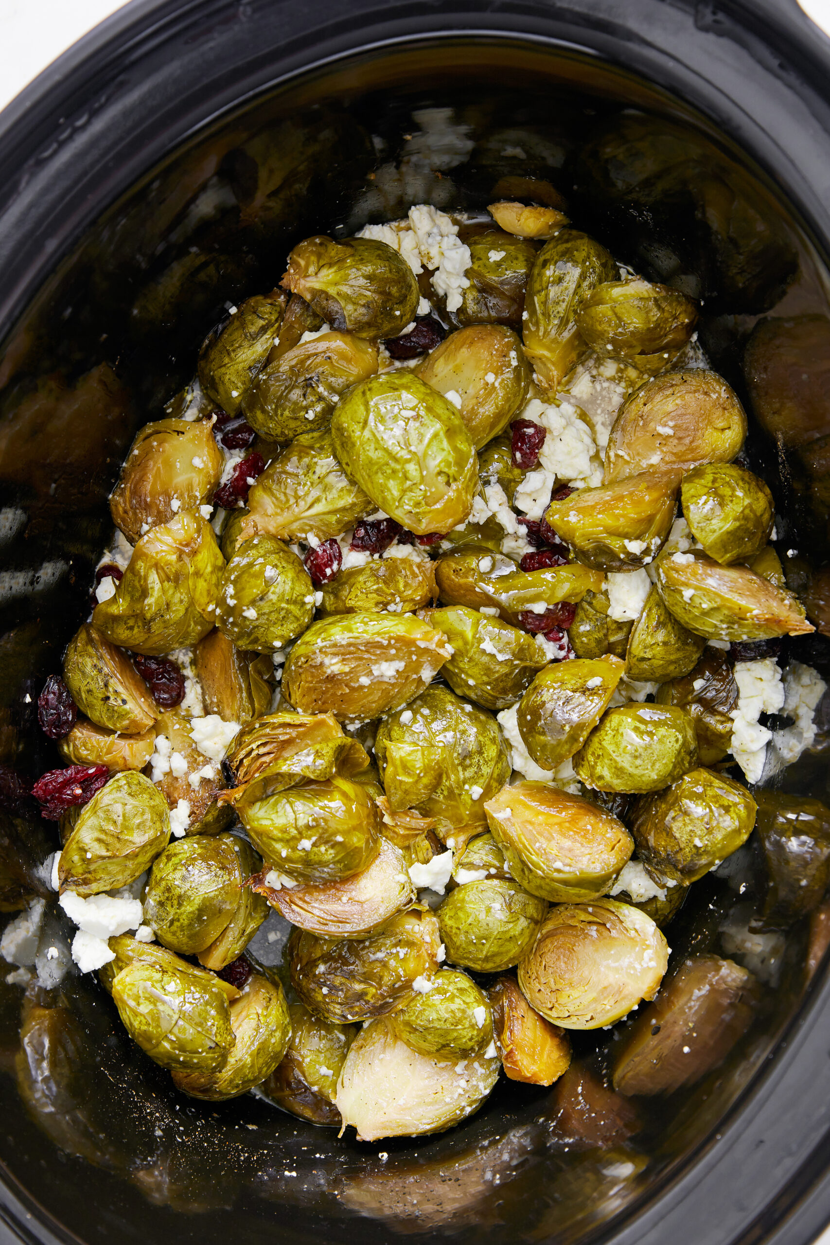 Slow Cooker Brussels Sprouts - foodfaithfitness