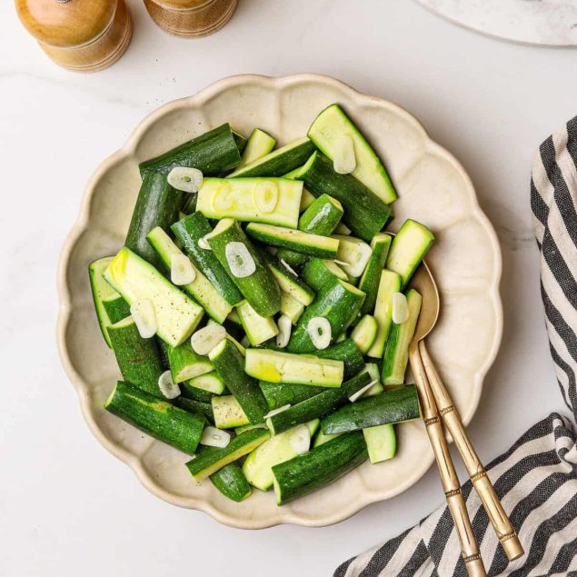 Steamed Zucchini