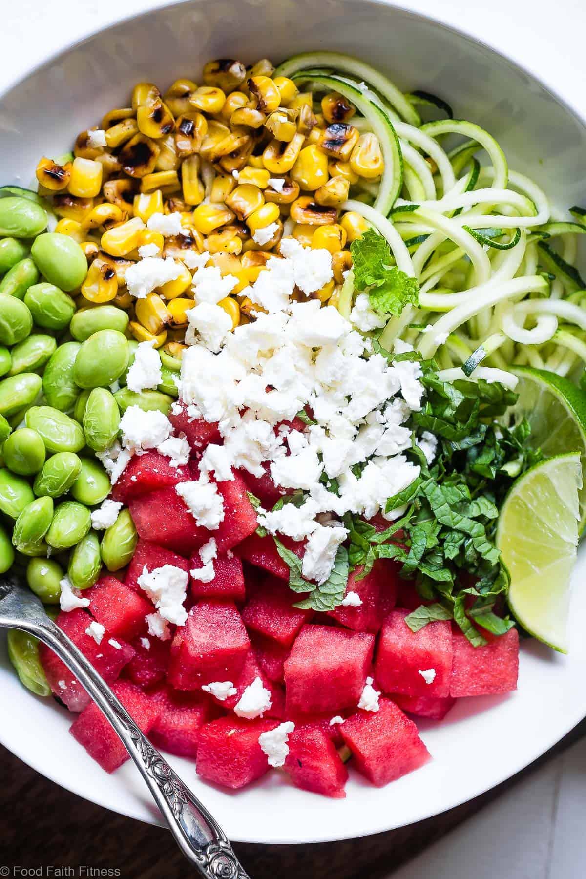 Summer Grilled Corn and Watermelon Power Bowls - Loaded with bright, fresh, Summer flavors and packed with plant based protein! These tangy, sweet and DELICIOUS bowls are going to be your go to for easy, weeknight Summer dinners! | #Foodfaithfitness | #Glutenfree #Healthy #Vegetarian #Watermelon #Corn Summer Grilled Corn and Watermelon Power Bowls - Loaded with bright, fresh, Summer flavors and packed with plant based protein! These tangy, sweet and DELICIOUS bowls are going to be your go to for easy, weeknight Summer dinners! | #Foodfaithfitness | #Glutenfree #Healthy #Vegetarian #Watermelon #Corn
